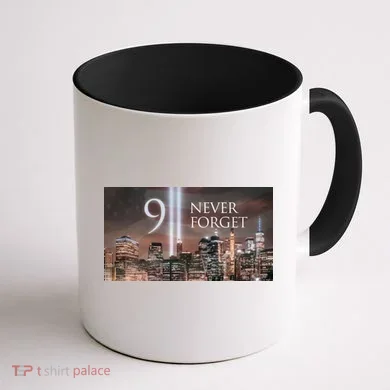 911 never forget Coffee Mug back