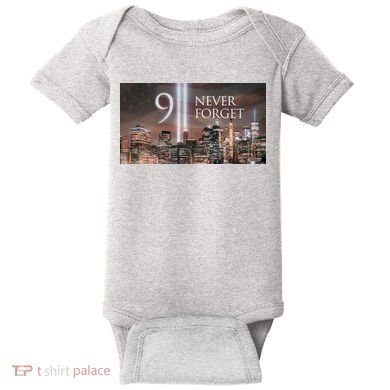 911 never forget Baby Bodysuit