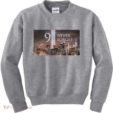 911 never forget Kids Sweatshirt