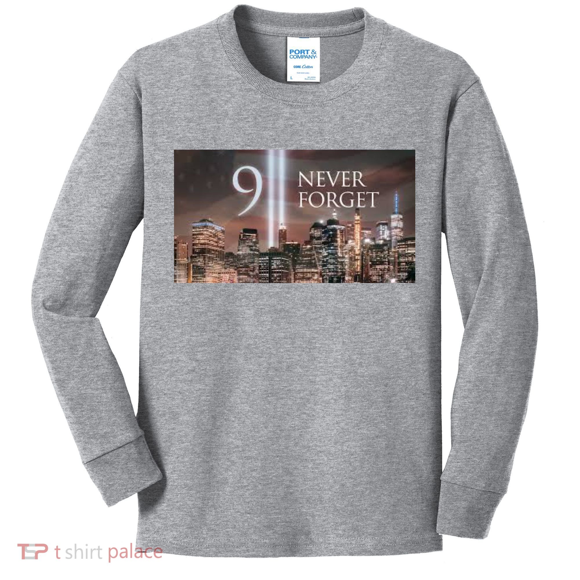 911 never forget Kids Long Sleeve Shirt