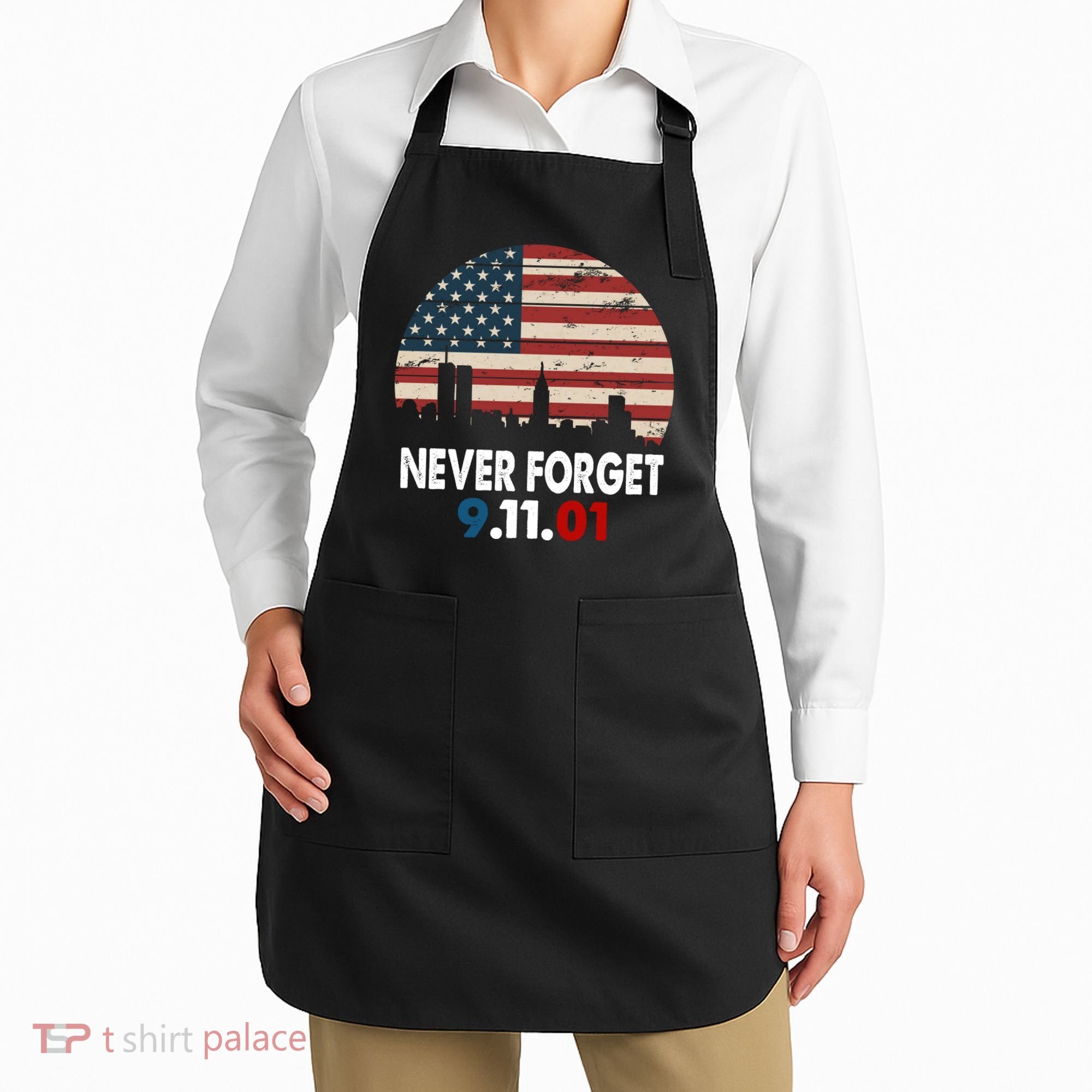 9.11.01 Never Forget 20th Anniversary Apron