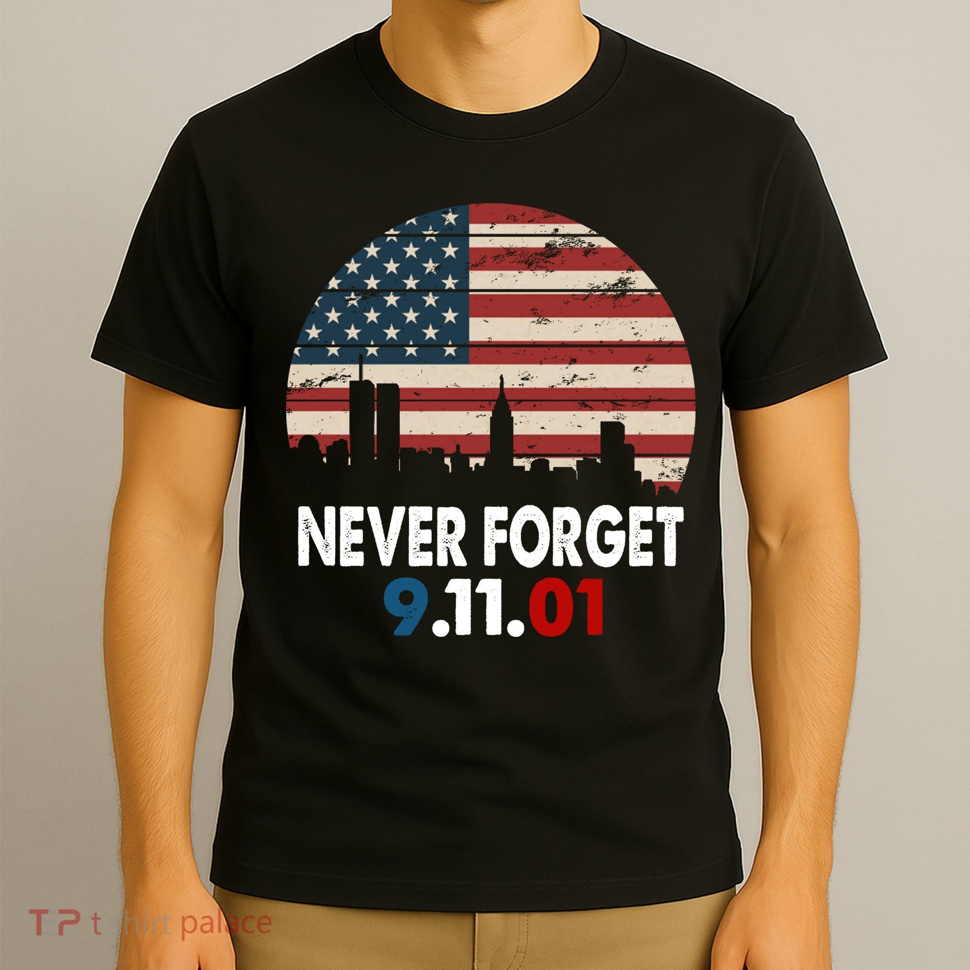9.11.01 Never Forget 20th Anniversary T-Shirt
