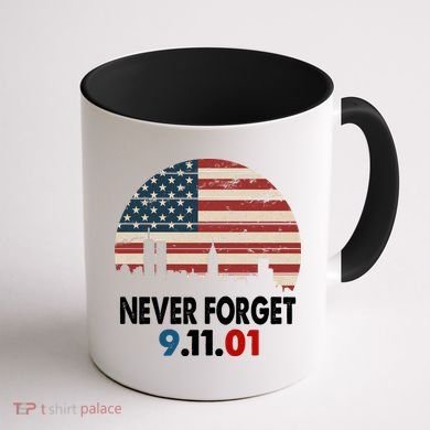 9.11.01 Never Forget 20th Anniversary Coffee Mug back