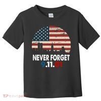 9.11.01 Never Forget 20th Anniversary Toddler T-Shirt thumb 0