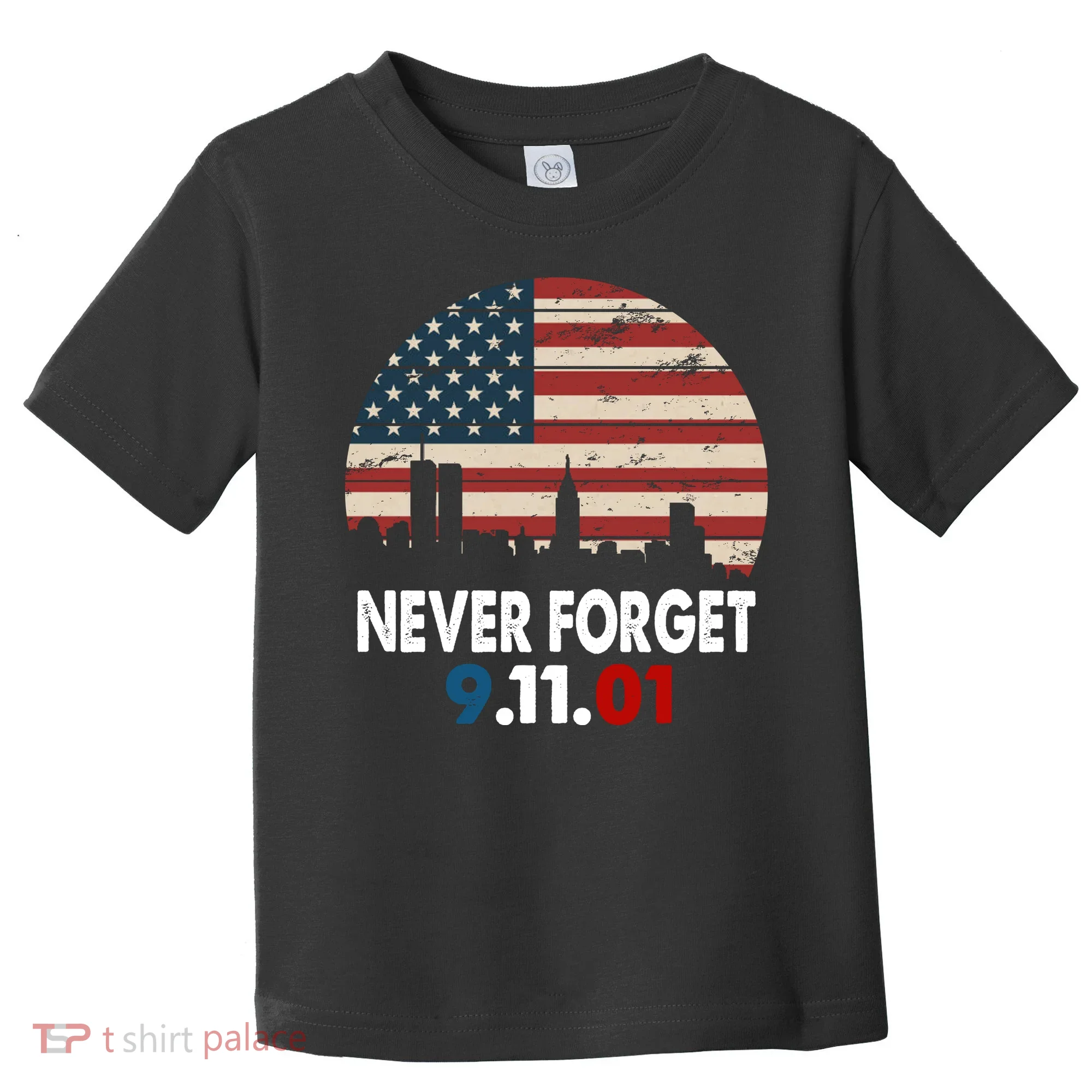 9.11.01 Never Forget 20th Anniversary Toddler T-Shirt