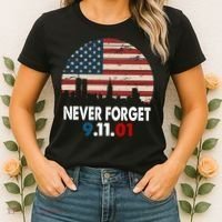 9.11.01 Never Forget 20th Anniversary Women's T-Shirt thumb 2