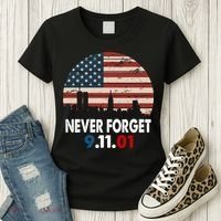 9.11.01 Never Forget 20th Anniversary Women's T-Shirt thumb 3