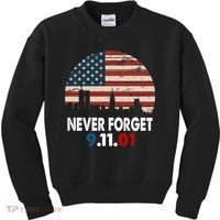 9.11.01 Never Forget 20th Anniversary Kids Sweatshirt thumb 0