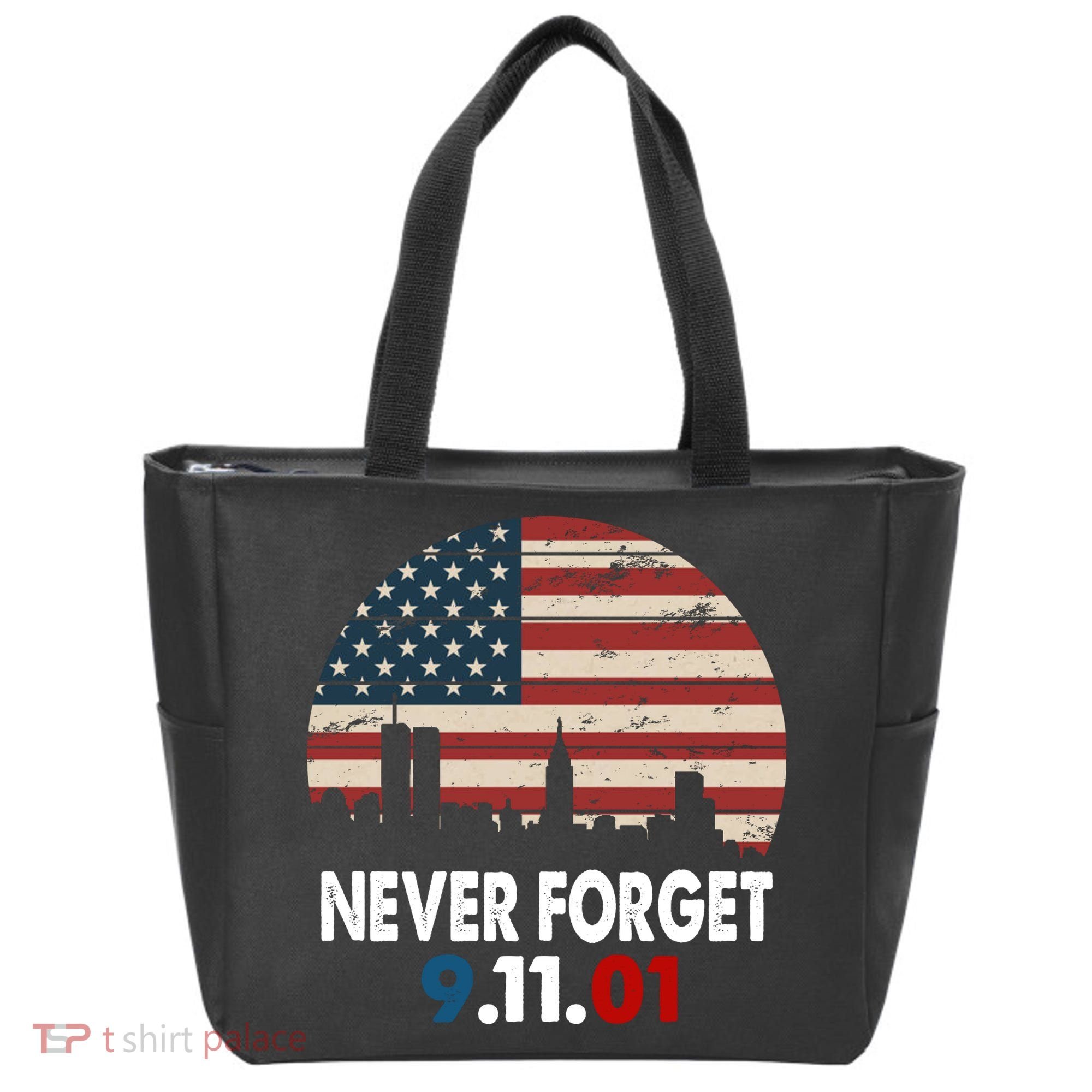 9.11.01 Never Forget 20th Anniversary Tote Bag
