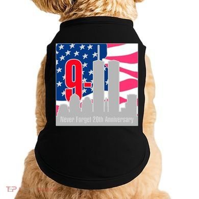 9/11 Never Forget 20th Anniversary Doggie Tank