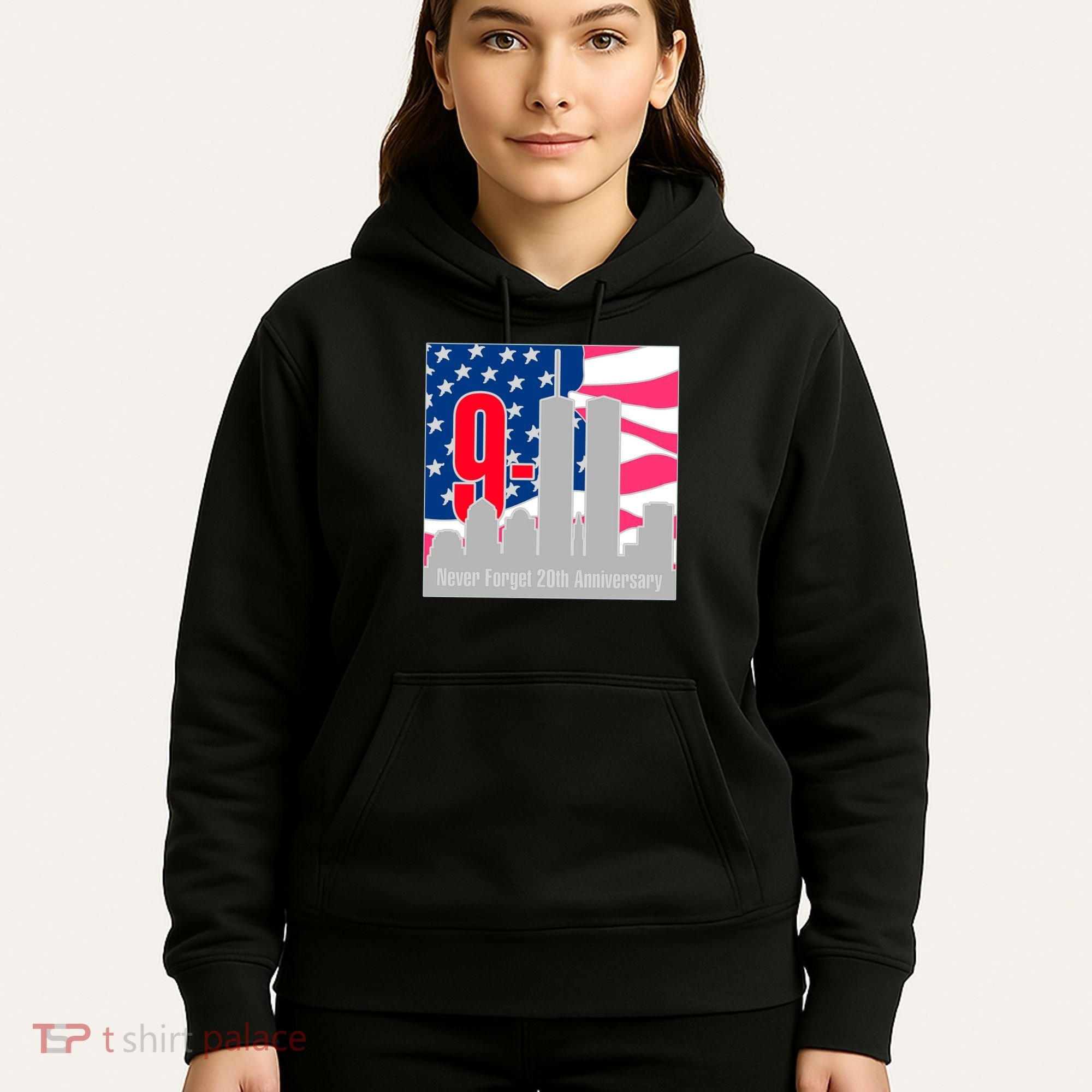 9/11 Never Forget 20th Anniversary Hoodie