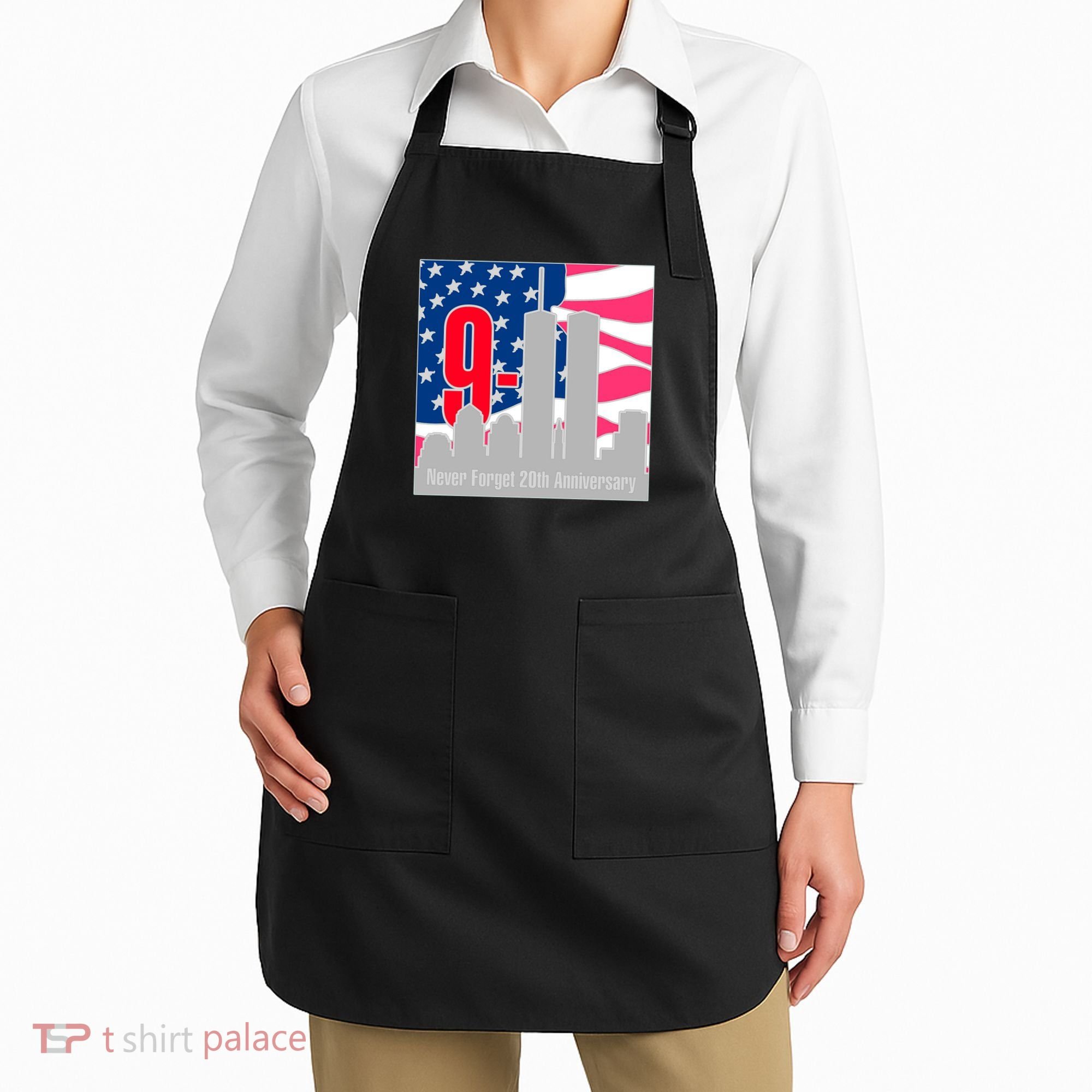 9/11 Never Forget 20th Anniversary Apron
