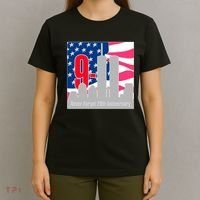 9/11 Never Forget 20th Anniversary T-Shirt thumb 4