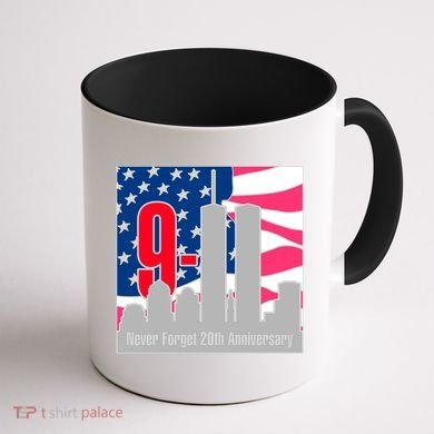 9/11 Never Forget 20th Anniversary Coffee Mug back