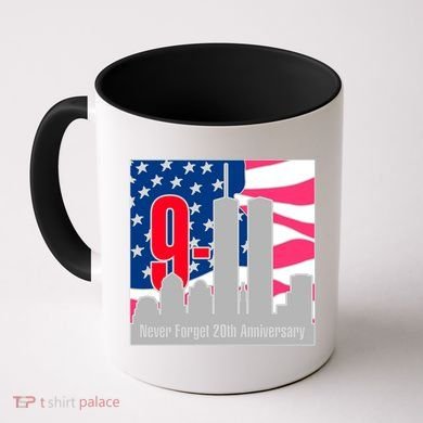 9/11 Never Forget 20th Anniversary Coffee Mug
