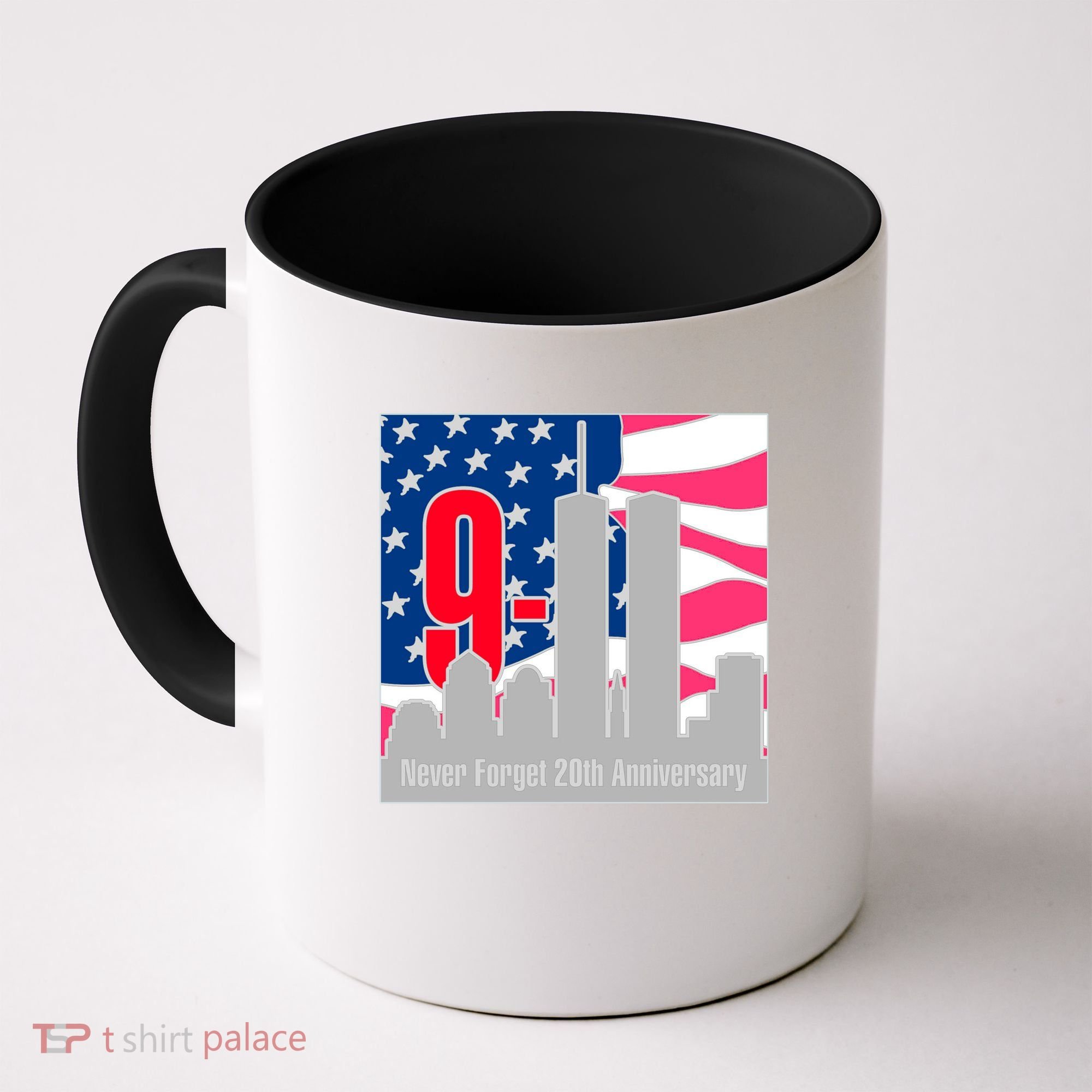9/11 Never Forget 20th Anniversary Coffee Mug