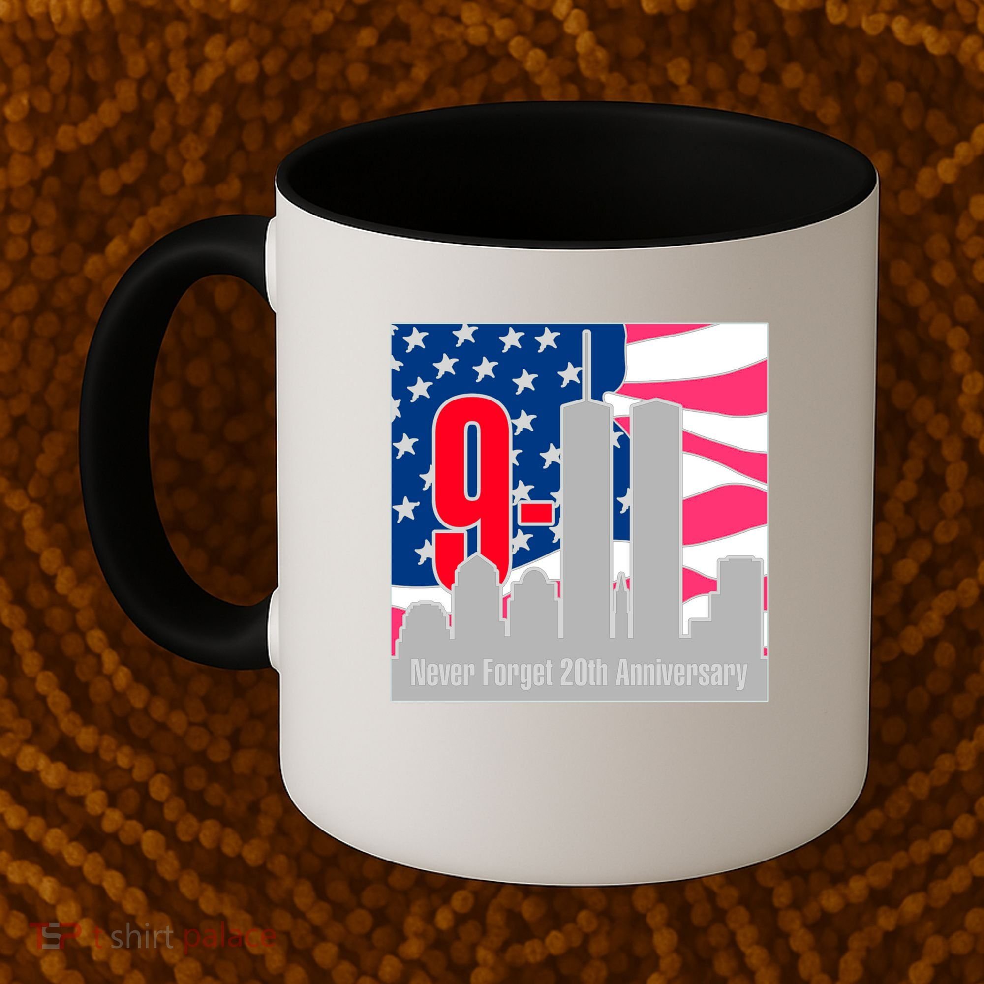 9/11 Never Forget 20th Anniversary Coffee Mug