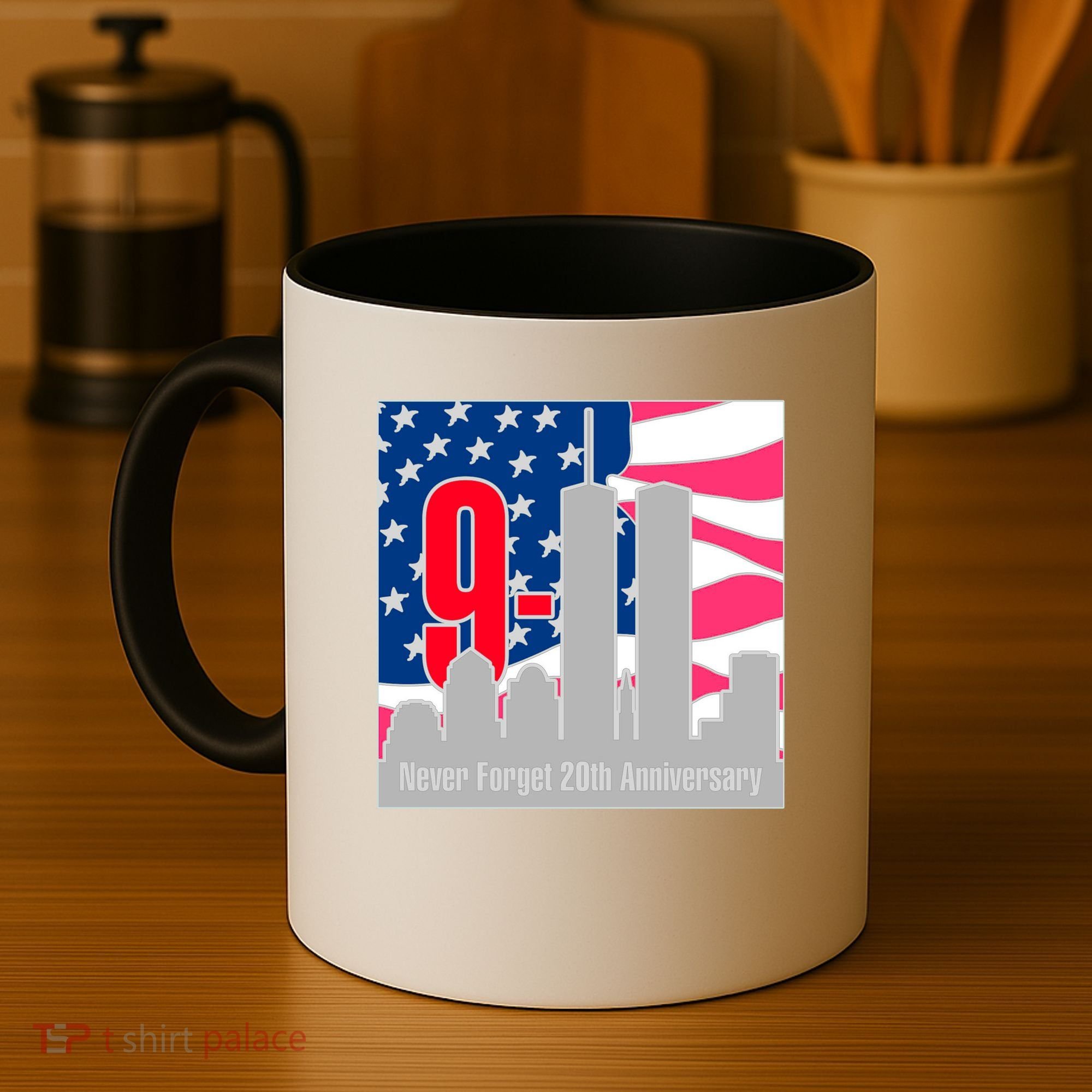 9/11 Never Forget 20th Anniversary Coffee Mug