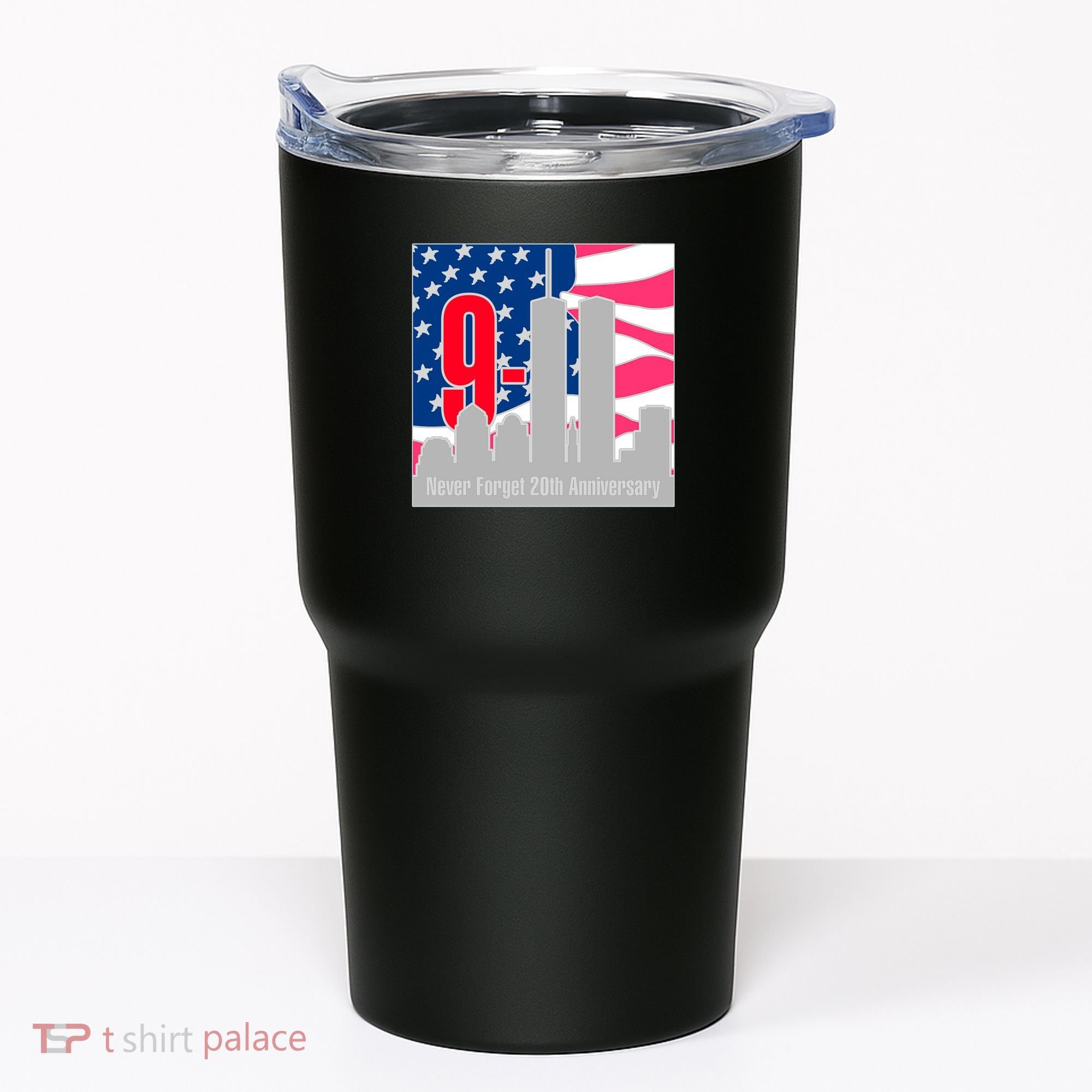 9/11 Never Forget 20th Anniversary Tumbler