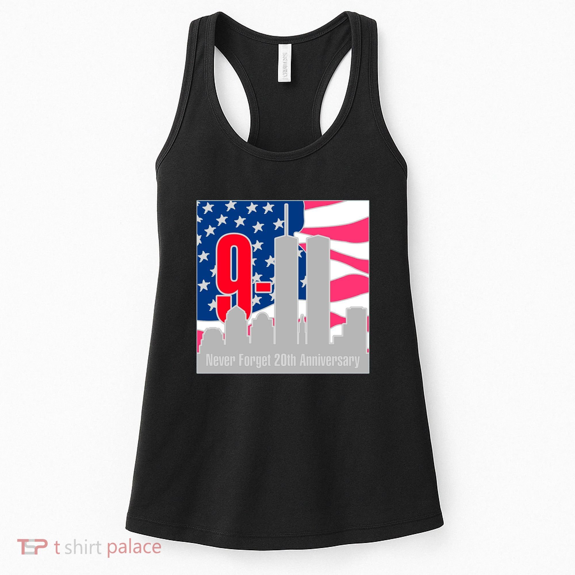9/11 Never Forget 20th Anniversary Women's Tank Top