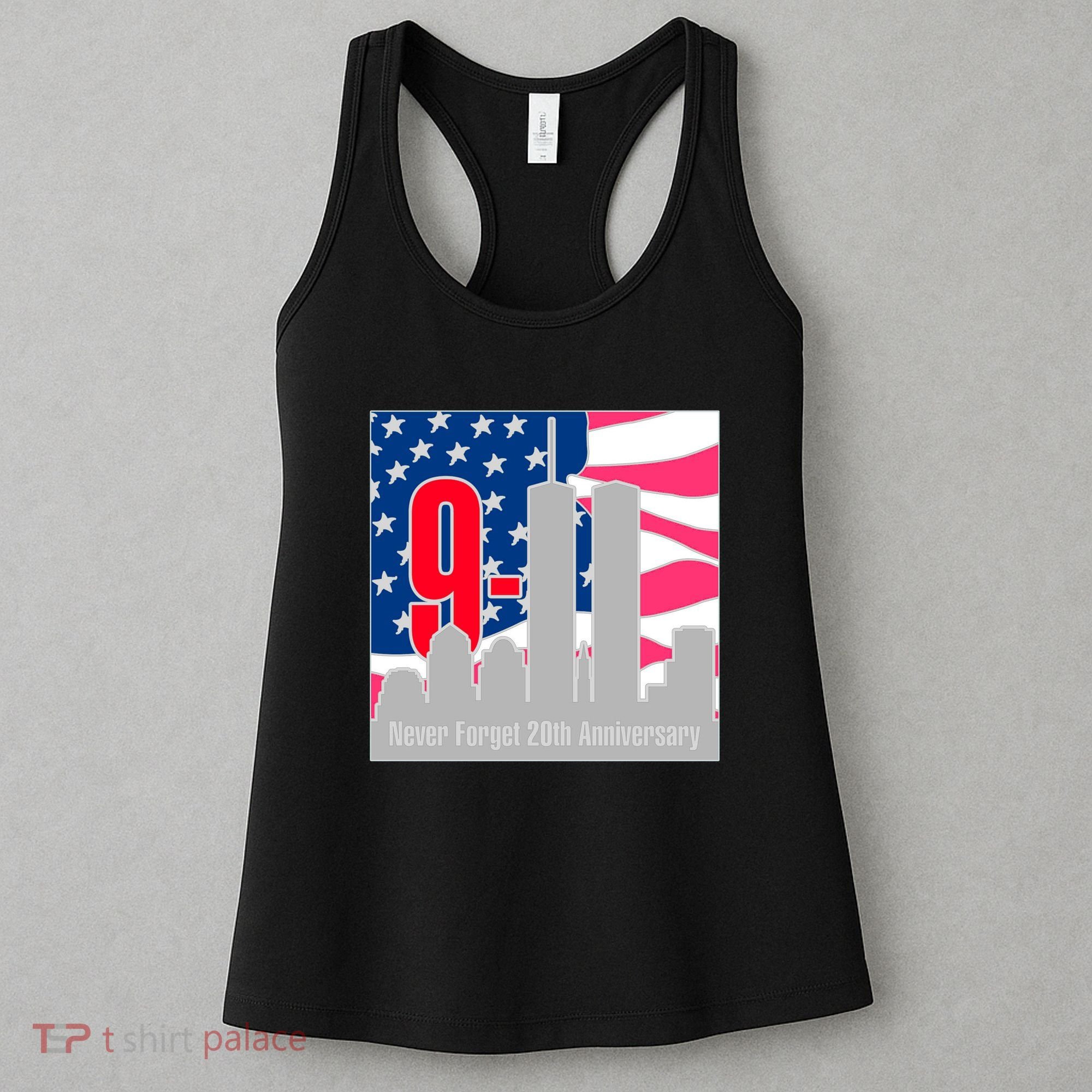 9/11 Never Forget 20th Anniversary Women's Tank Top