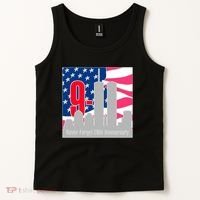9/11 Never Forget 20th Anniversary Tank Top thumb 2