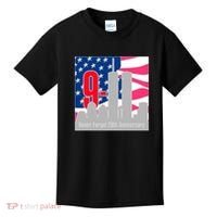 9/11 Never Forget 20th Anniversary Kids T-Shirt thumb 0
