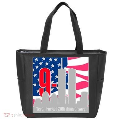 9/11 Never Forget 20th Anniversary Tote Bag