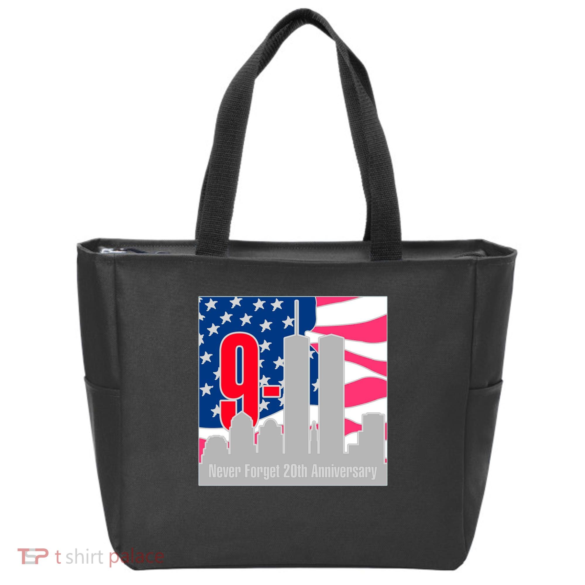 9/11 Never Forget 20th Anniversary Tote Bag