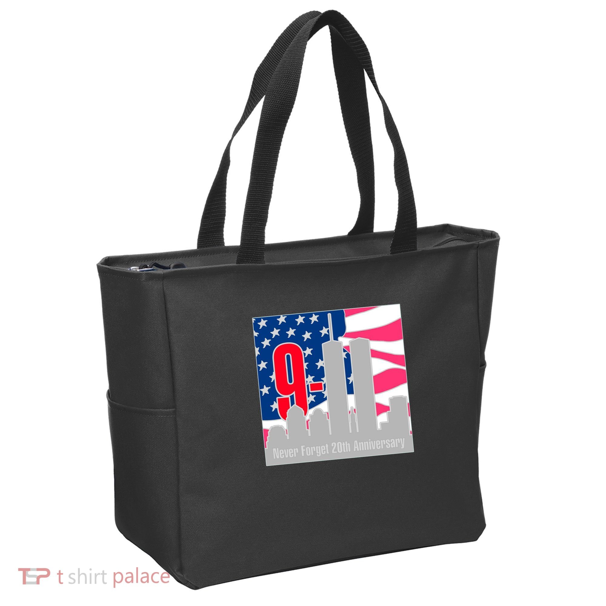 9/11 Never Forget 20th Anniversary Tote Bag