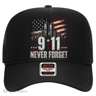 9/11 Never Forget American Flag Memorial Tribute 911 Hat
