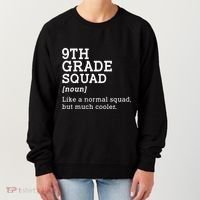 9th Ninth Grade Squad Student Teacher Back To School Gift Women's Sweatshirt thumb 0