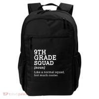 9th Ninth Grade Squad Student Teacher Back To School Gift Backpack thumb 0