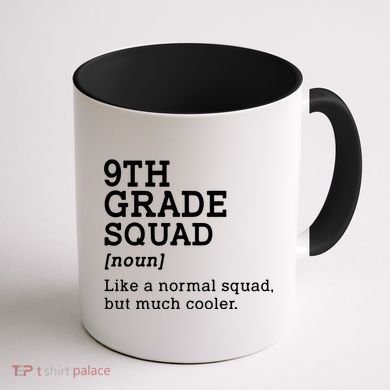 9th Ninth Grade Squad Student Teacher Back To School Gift Coffee Mug back