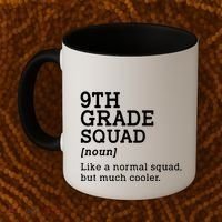 9th Ninth Grade Squad Student Teacher Back To School Gift Coffee Mug thumb 2