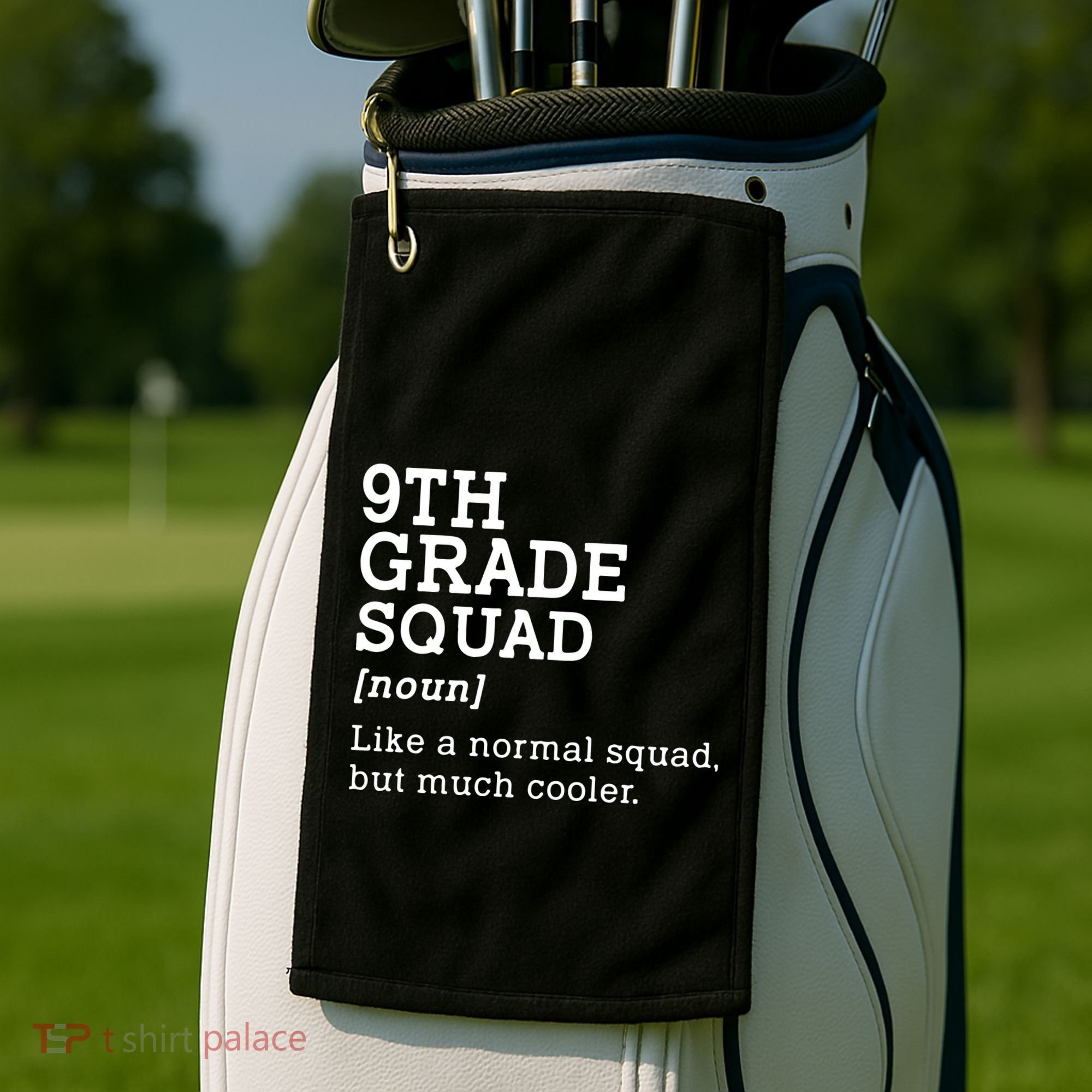 9th Ninth Grade Squad Student Teacher Back To School Gift Golf Towel