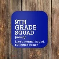 9th Ninth Grade Squad Student Teacher Back To School Gift Coaster thumb 0