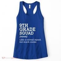9th Ninth Grade Squad Student Teacher Back To School Gift Women's Tank Top thumb 0