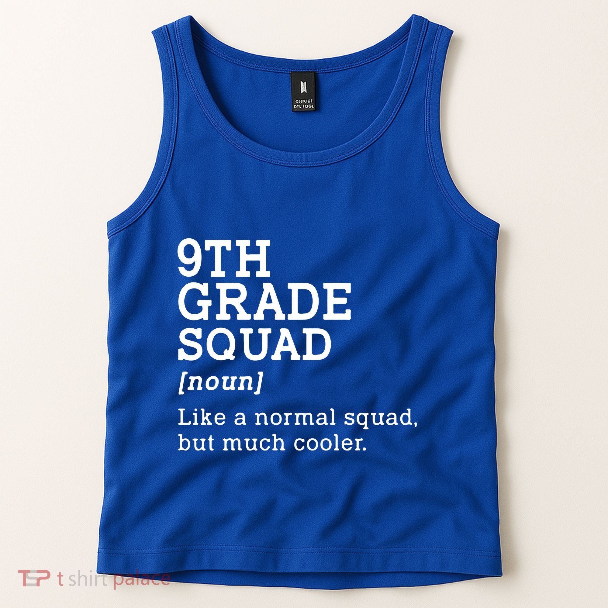 9th Ninth Grade Squad Student Teacher Back To School Gift Tank Top