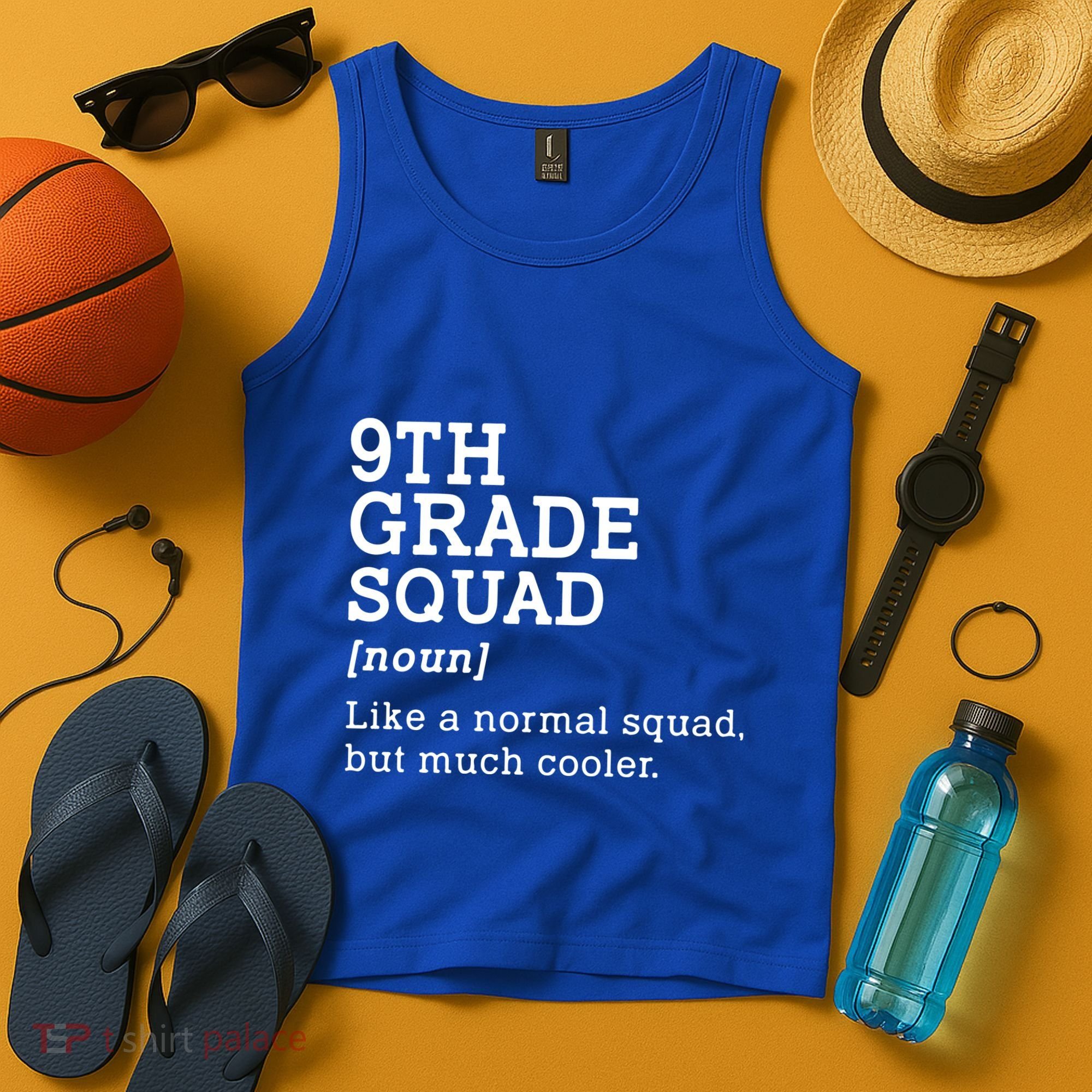 9th Ninth Grade Squad Student Teacher Back To School Gift Tank Top