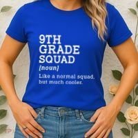 9th Ninth Grade Squad Student Teacher Back To School Gift Women's T-Shirt thumb 2