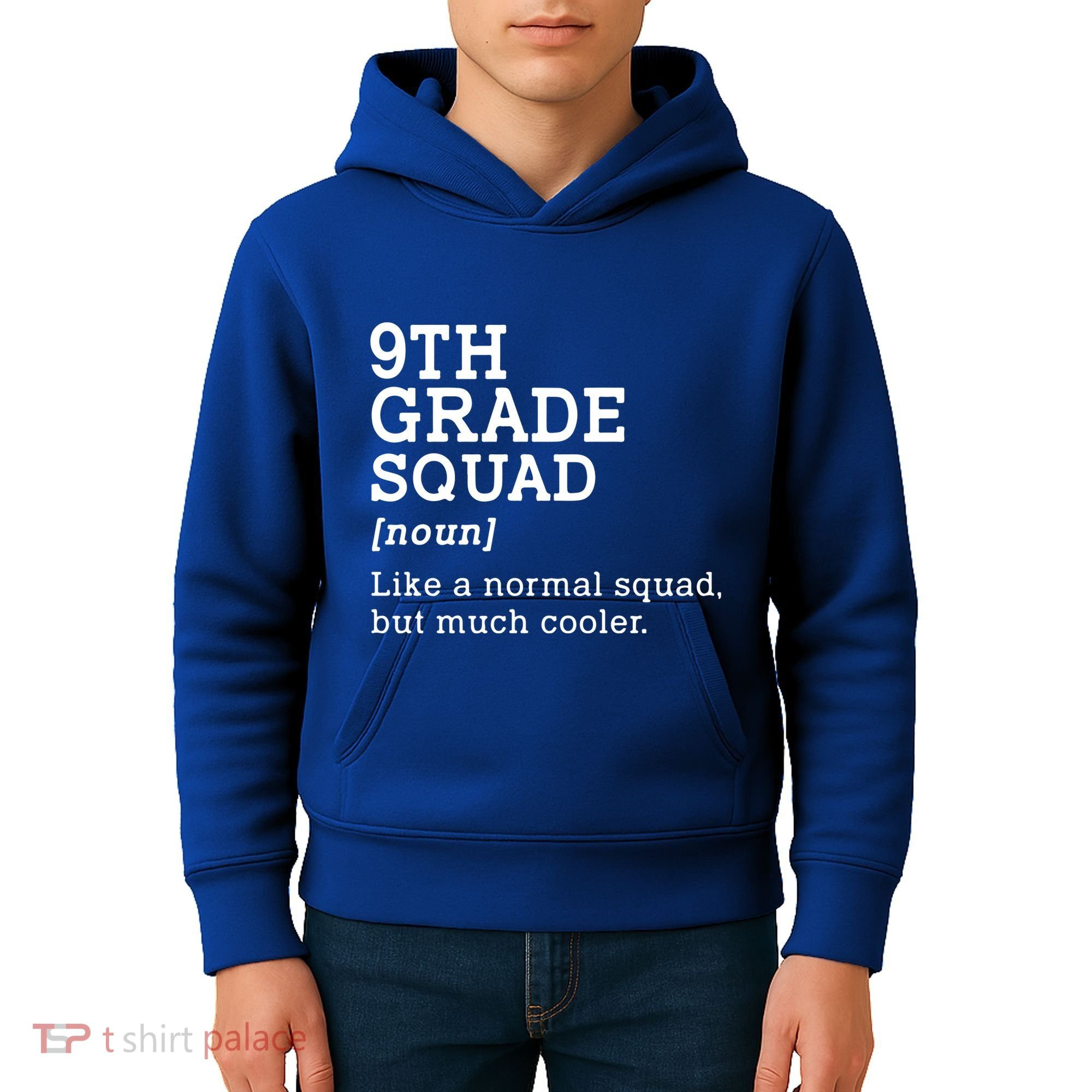 9th Ninth Grade Squad Student Teacher Back To School Gift Kids Hoodie