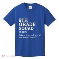 9th Ninth Grade Squad Student Teacher Back To School Gift Kids T-Shirt thumb 0