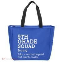 9th Ninth Grade Squad Student Teacher Back To School Gift Tote Bag thumb 0