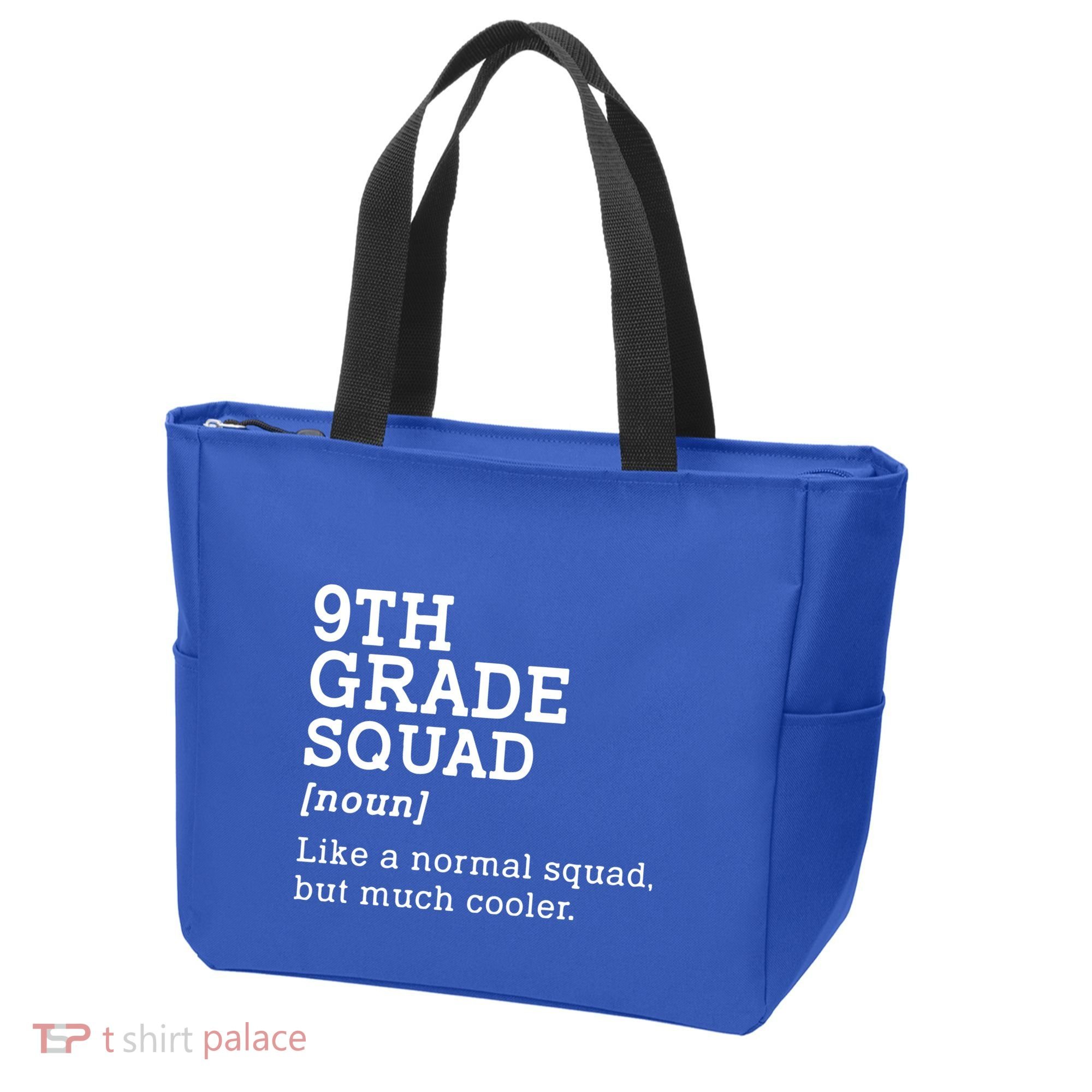 9th Ninth Grade Squad Student Teacher Back To School Gift Tote Bag