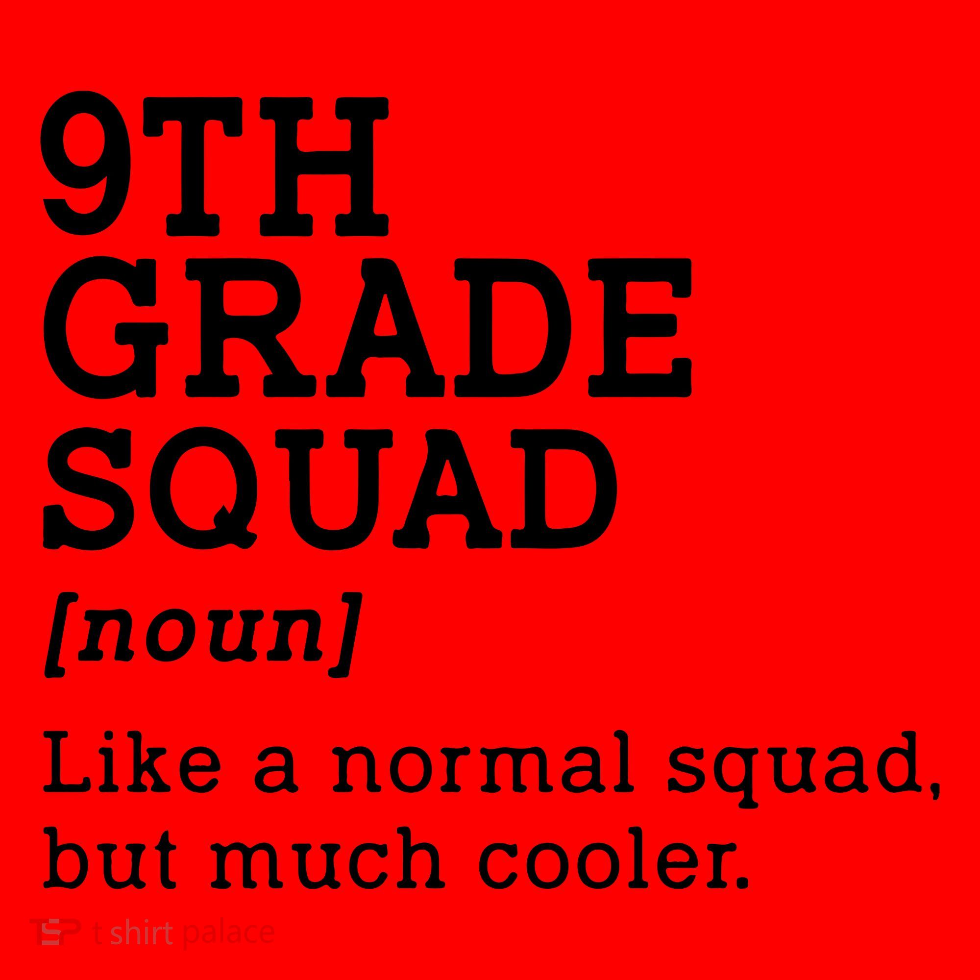 9th Ninth Grade Squad Student Teacher Back To School Gift Santa Hat