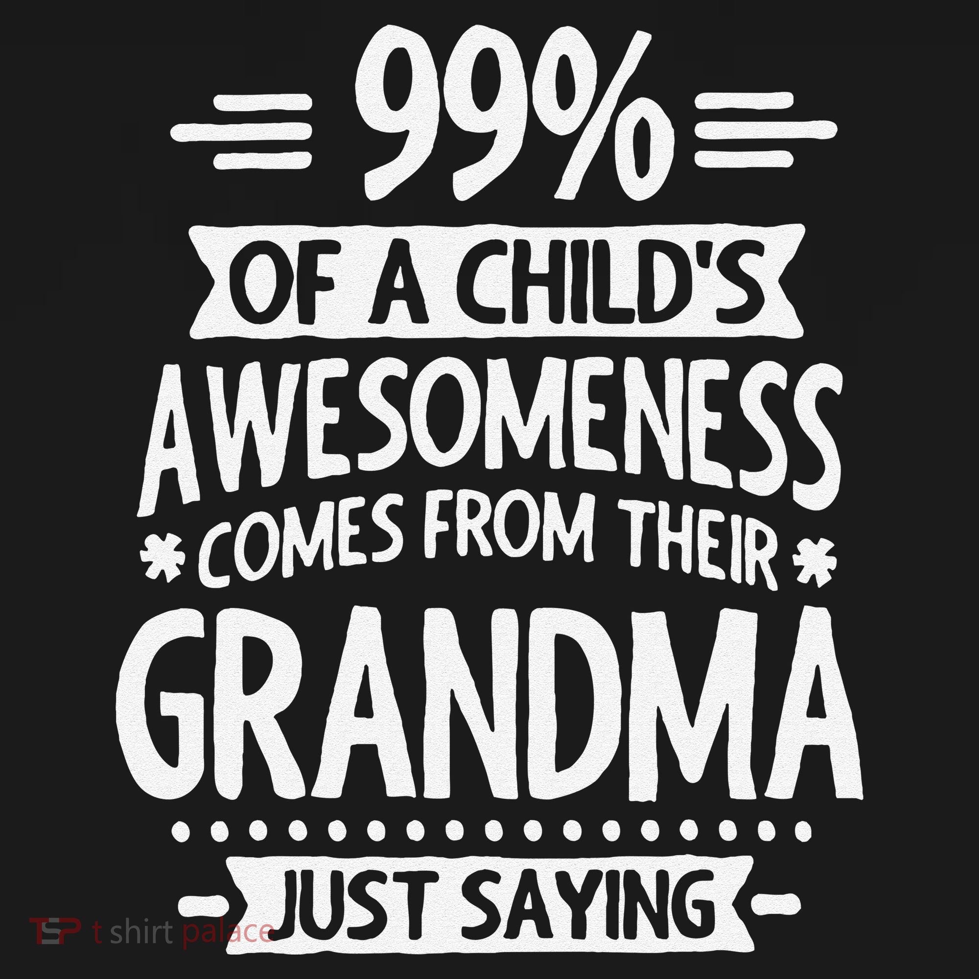 99 Of A Childs Awesomeness Comes From Their Grandma Women's Hoodie
