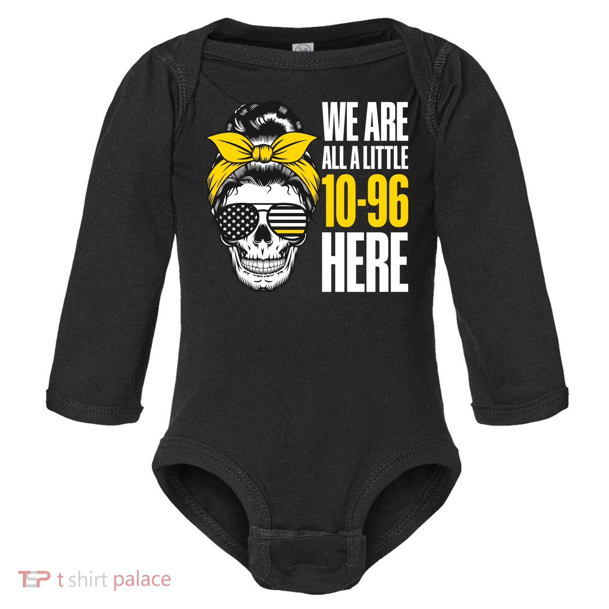 911 Operator Funny 911 Emergency Dispatcher Baby Long Sleeve Bodysuit