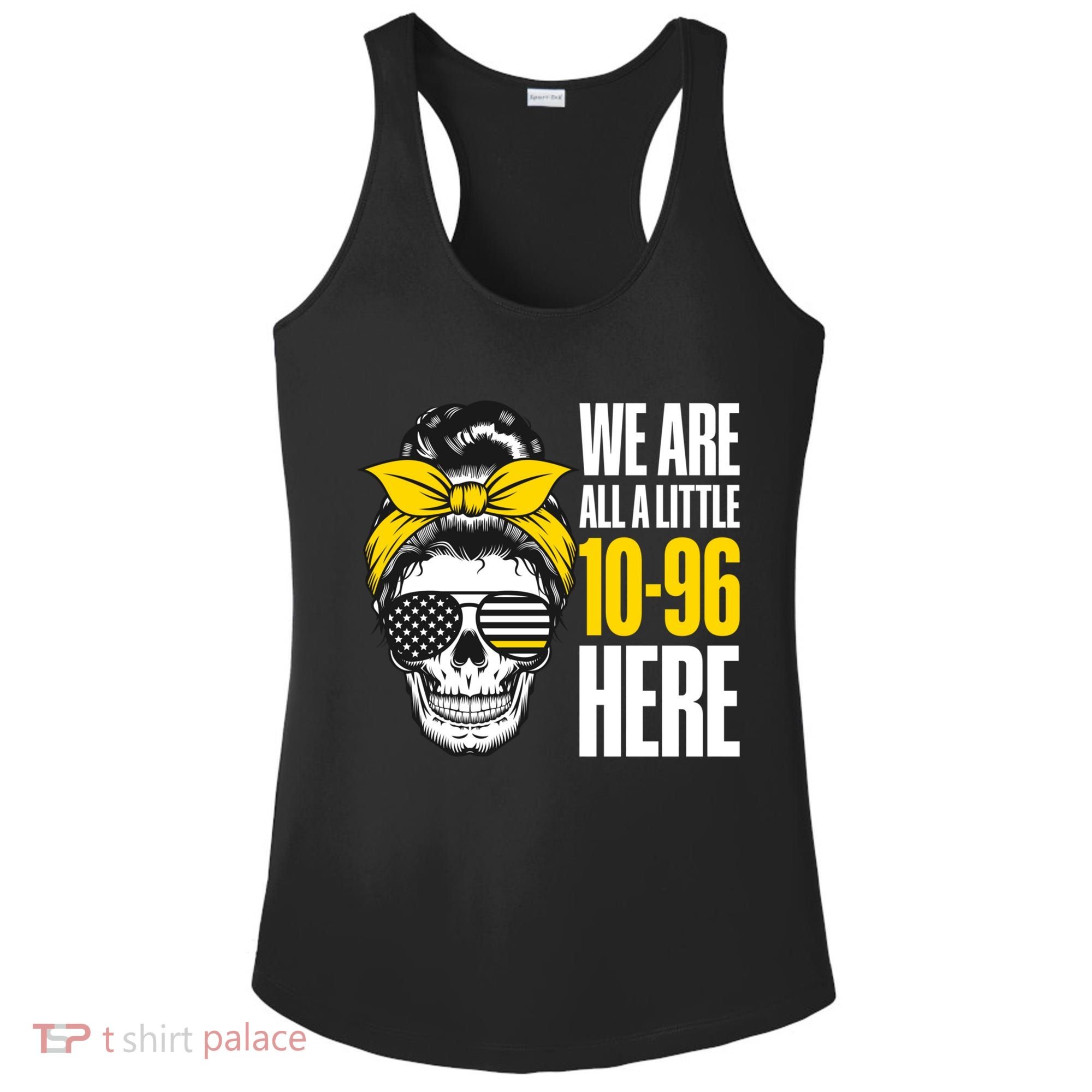 911 Operator Funny 911 Emergency Dispatcher Ladies PosiCharge Competitor Racerback Tank