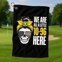 911 Operator Funny 911 Emergency Dispatcher Golf Towel thumb 1